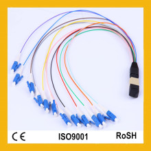 High Fiber Density High Reflection Loss with APC MTP/MPO Fiber Optic Patch Cord